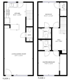 Mentone Avenue Apartments | Los Angeles, CA | 2 Bedroom Floorplan Mentone Avenue Apartments | Los Angeles, CA | 2 Bedroom Floorplan